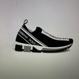 Women Dolce & Gabbana Sorrento Logo Tape Knit Sneakers